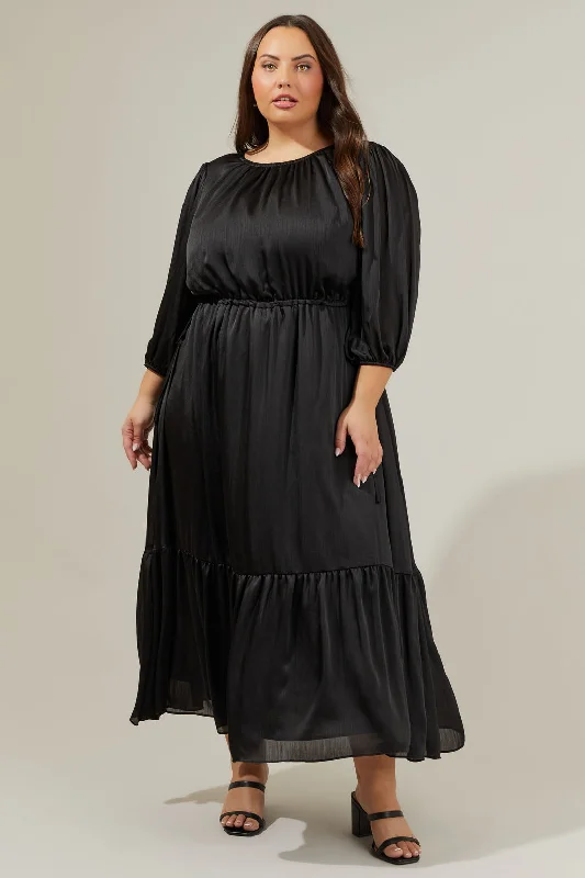 Midi dresses with pleated skirts for a timeless and elegant appeal Carmine Solid Midi Dress Curve Midi dresses with pleated skirts for a timeless and elegant appeal Carmine Solid Midi Dress Curve
