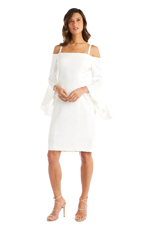 Embroidered wedding dresses with metallic threads R&M Richards 2262 Short Cocktail Off Shoulder Dress Embroidered wedding dresses with metallic threads R&M Richards 2262 Short Cocktail Off Shoulder Dress