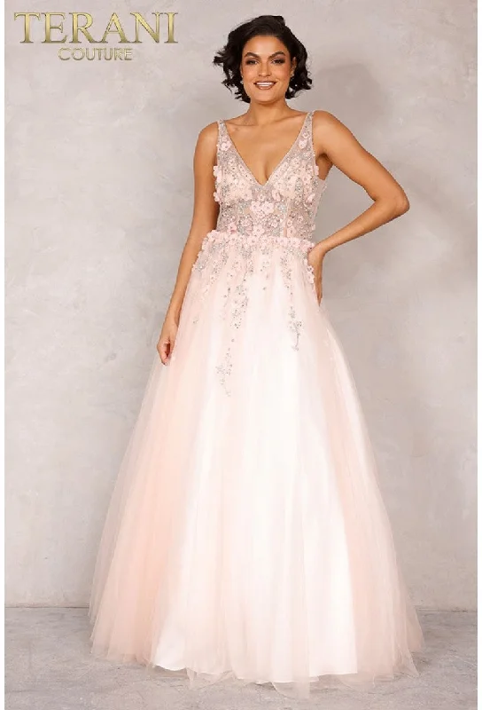Maternity dress for a baby's first visit to the wildlife sanctuary Terani Couture 2215P0033 Long A Line Formal Prom Floral Beaded Dress Maternity dress for a baby's first visit to the wildlife sanctuary Terani Couture 2215P0033 Long A Line Formal Prom Floral Beaded Dress