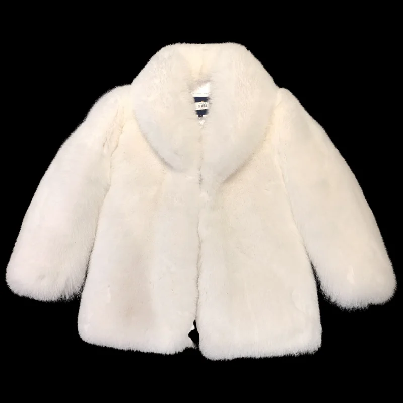 Barya NewYork Men's Full Arctic White Fox Fur Coat