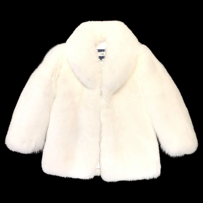 Barya NewYork Men's Full Arctic White Fox Fur Coat