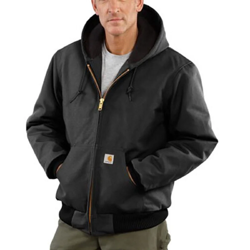 Carhartt Men's Duck Quilted Flannel Lined Active Jacket