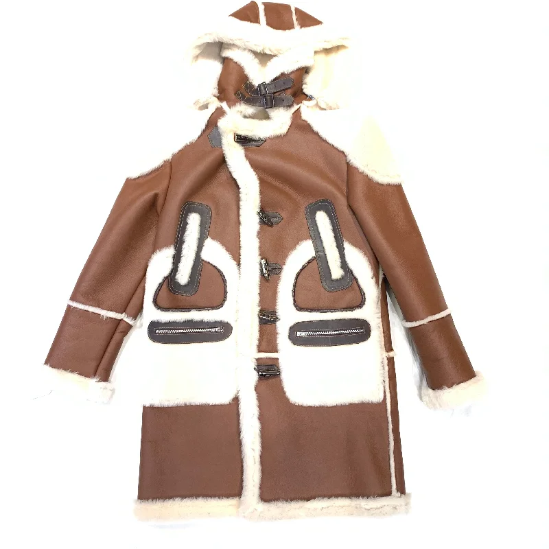 Daniels Leather Chocolate 3/4 Shearling Jacket