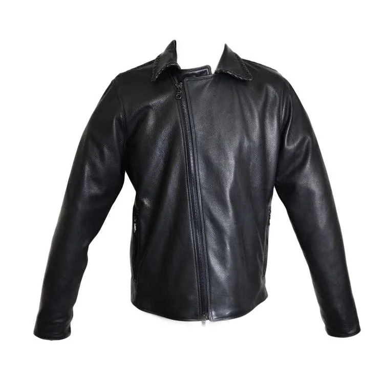 Kashani Excalibur Stingray/Calf/Gator Leather Biker Jacket