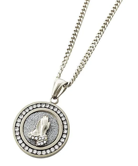 Father's Day Deal!  Micro-Pav'e Crystal Pendant Necklace in 14K Gold- Multiple Options