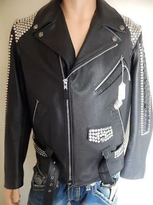 G-Gator Original Studded Crocodile Biker Jacket