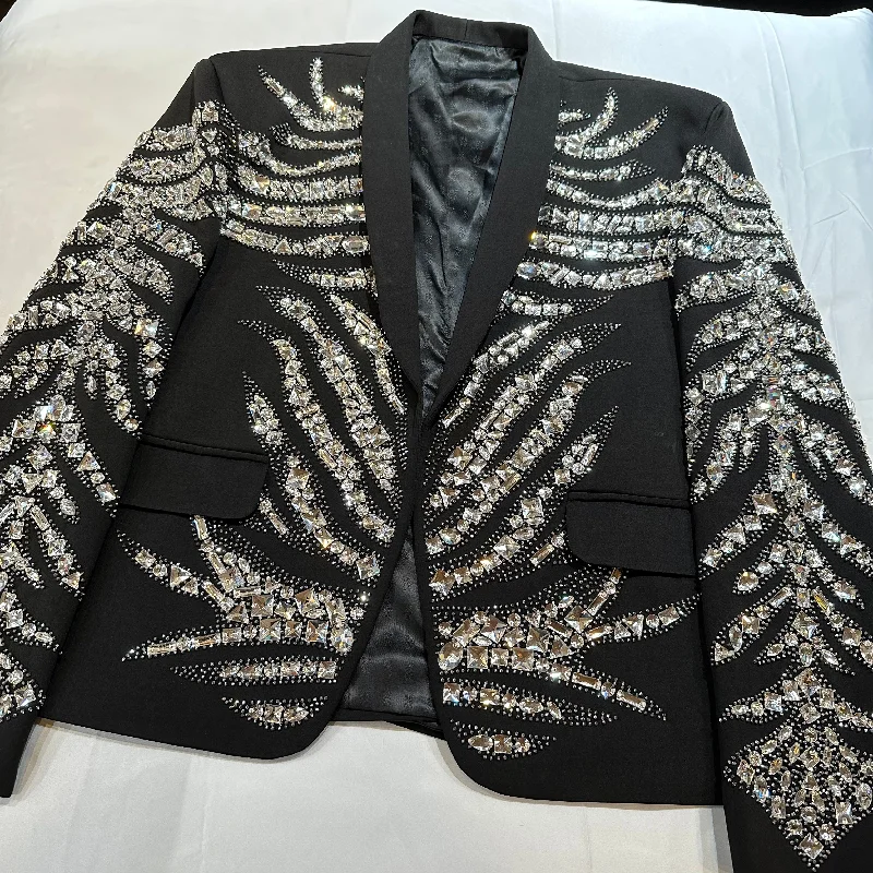 Kashani Black Kingdom Hyper Crystal Blazer