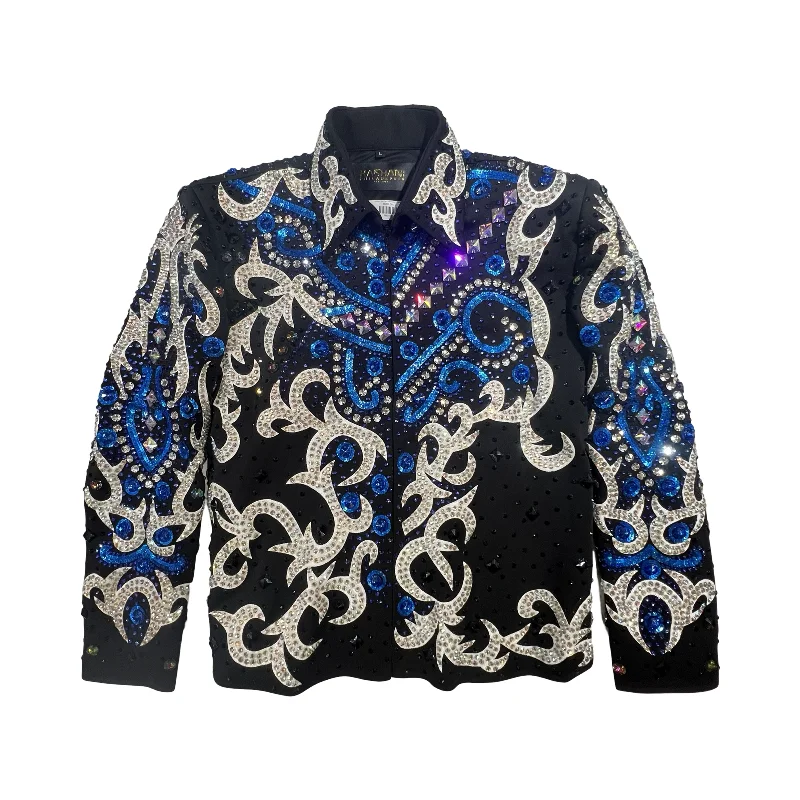 Kashani Blue Two Tone Hyper Crystal Jacket