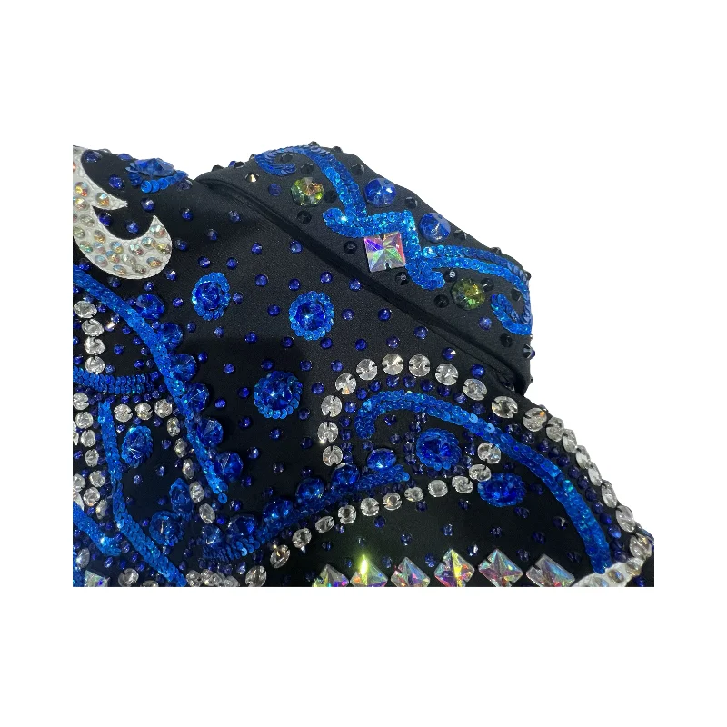 Kashani Blue Two Tone Hyper Crystal Jacket