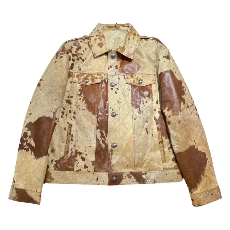 Kashani Button Up Natural Cavallino Pony Hair Jacket