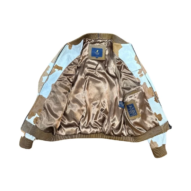 Barya NewYork Caramel Cavallino Pony Hair Bomber Jacket