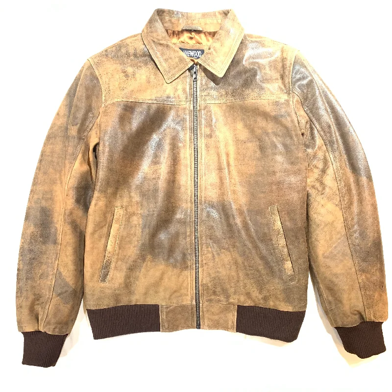 Kashani Jungle Lambskin Bomber Jacket