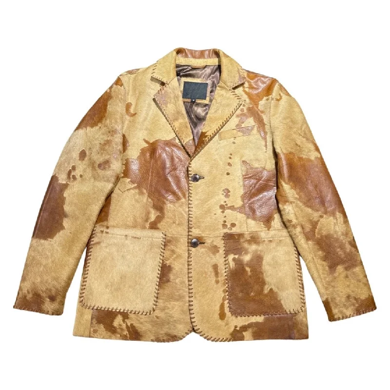 Kashani Natural Cavallino Pony Hair Blazer