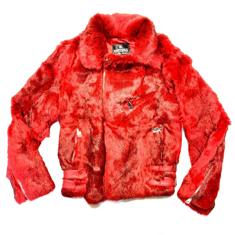 Kashani Red Rabbit Biker Jacket