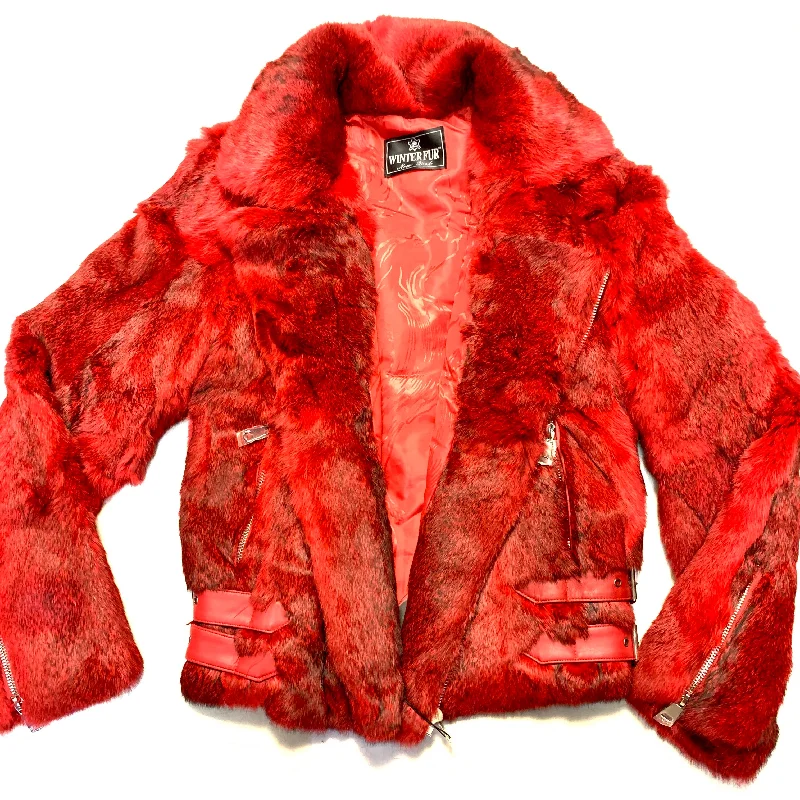 Kashani Red Rabbit Biker Jacket