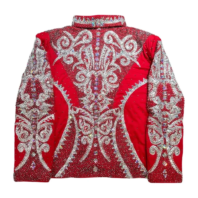 Kashani Red Silver Kingdom Hyper Crystal Jacket