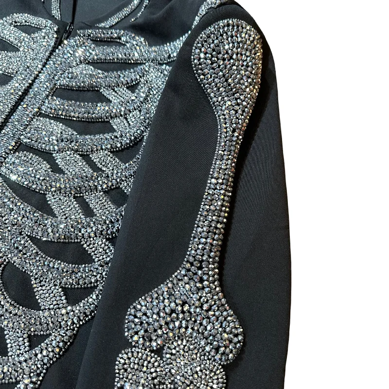 Kashani Skeleton Hyper Crystal Studded Jacket