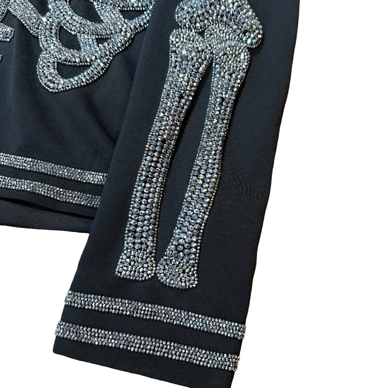 Kashani Skeleton Hyper Crystal Studded Jacket