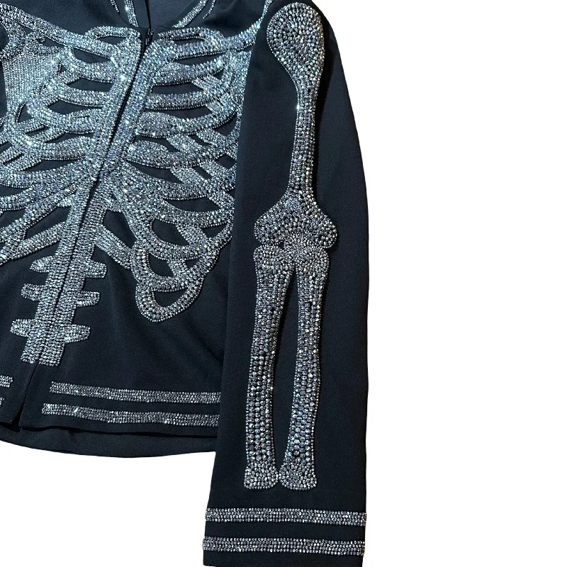 Kashani Skeleton Hyper Crystal Studded Jacket