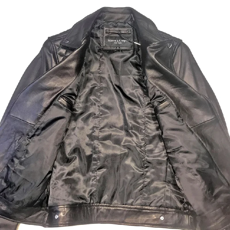 Mason & Cooper Black Astor Biker Jacket