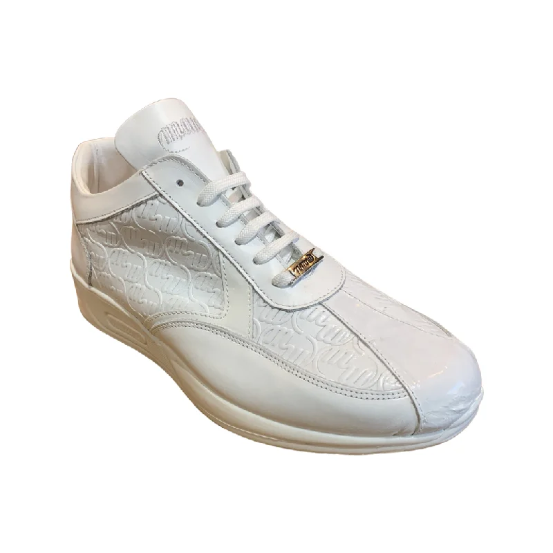 Mauri M770 White Crocodile Sneakers