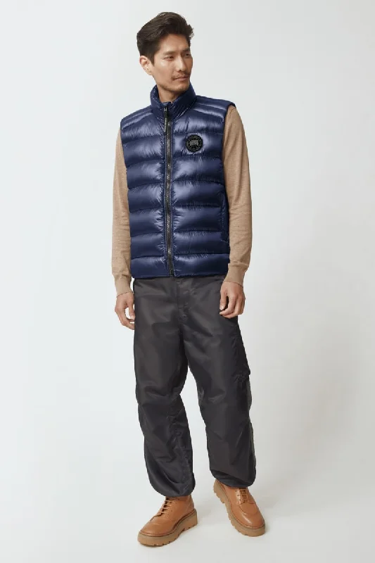 Mens Crofton Down Vest Black Label