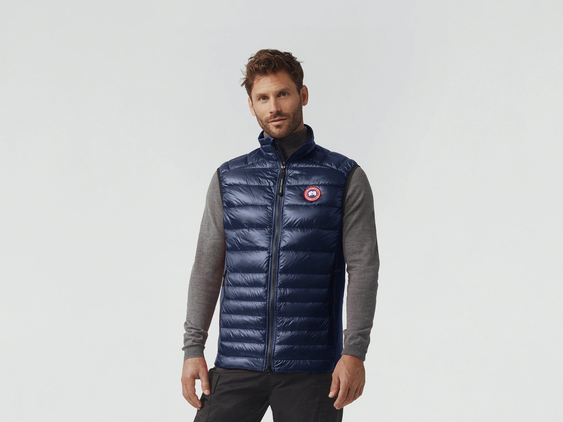 Mens HyBridge Lite Tech Down Vest - Atlantic Navy