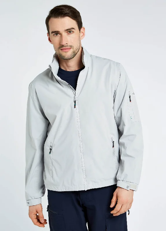 Croatia Men's Fleece-lined Crew Jacket - Platinum