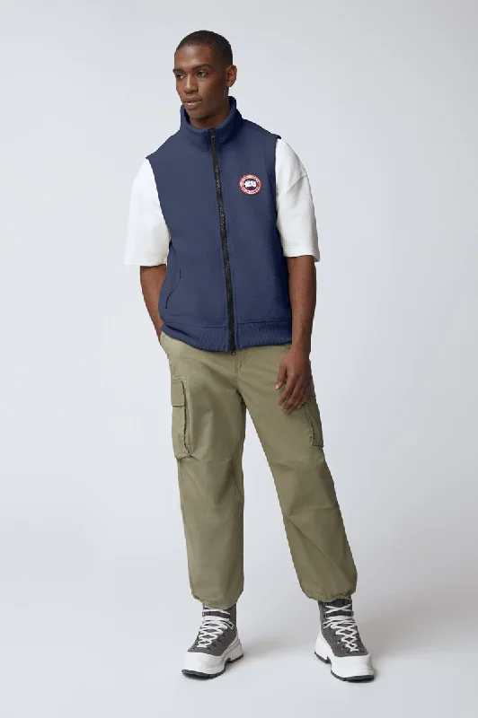 Mens Mersey Fleece Vest - Atlantic Navy