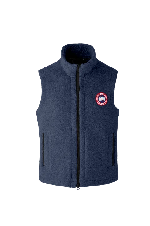 Mens Mersey Fleece Vest - Atlantic Navy