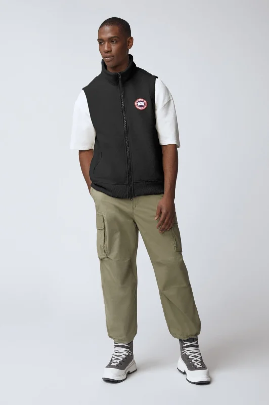 Mens Mersey Fleece Vest - Black