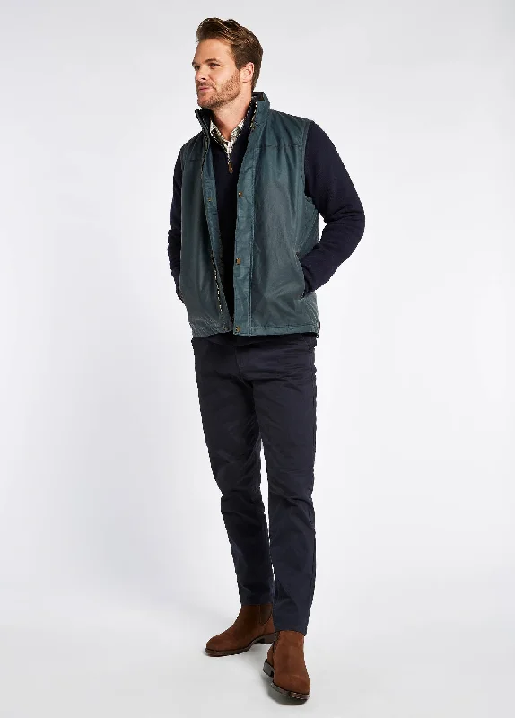 Mayfly Wax Gilet - Dark Pebble