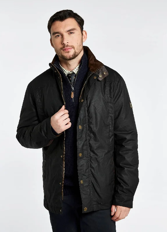 Carrickfergus Waxed Jacket - Black