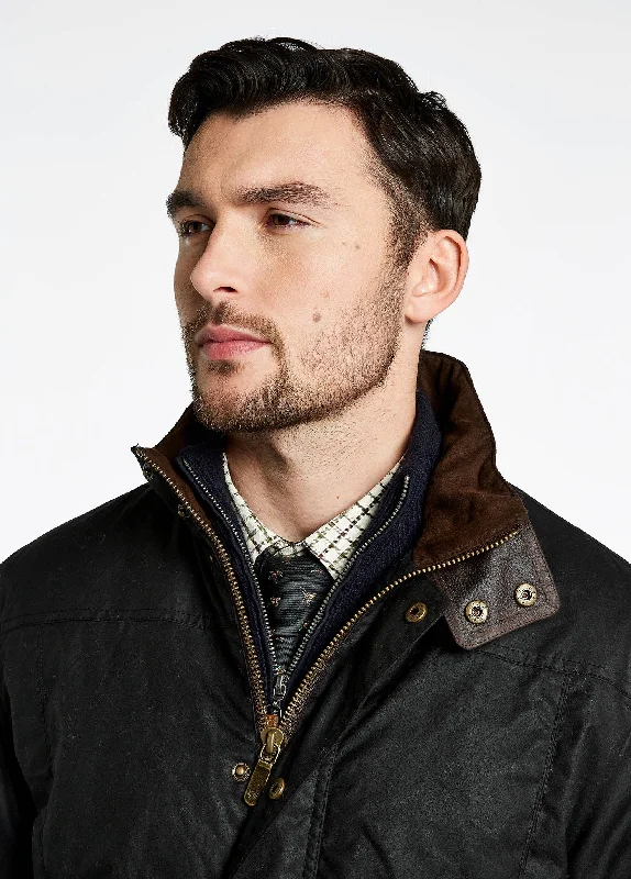 Carrickfergus Waxed Jacket - Black