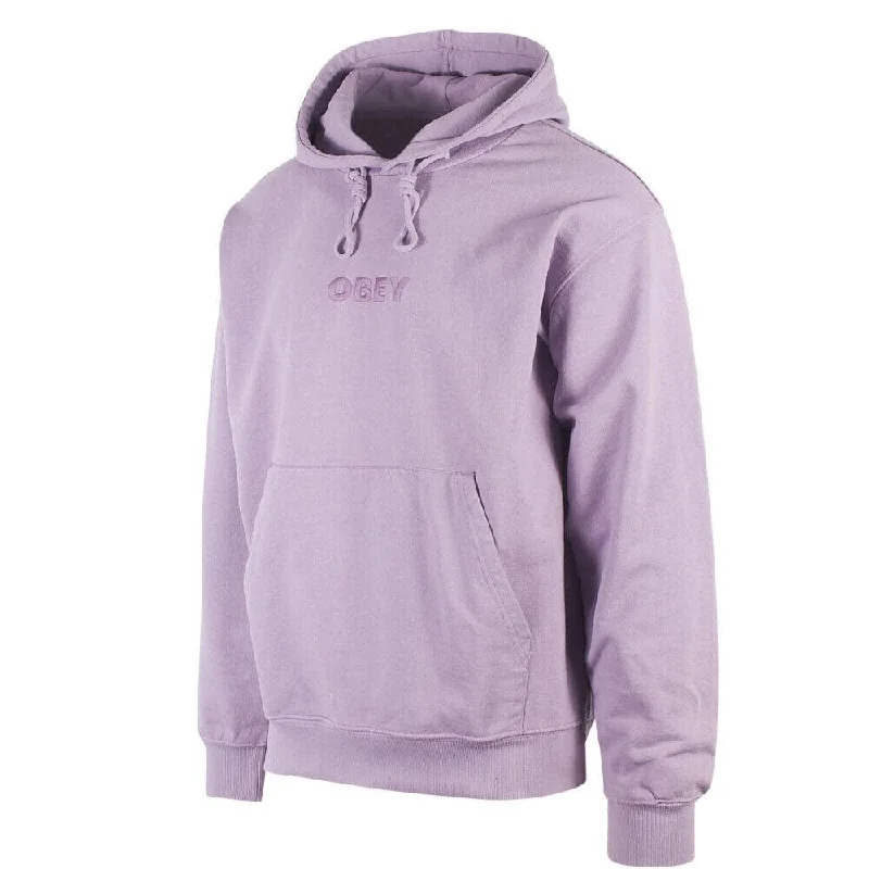 OBEY Men's Orchid Bold Ideals Pull Over Hoodie