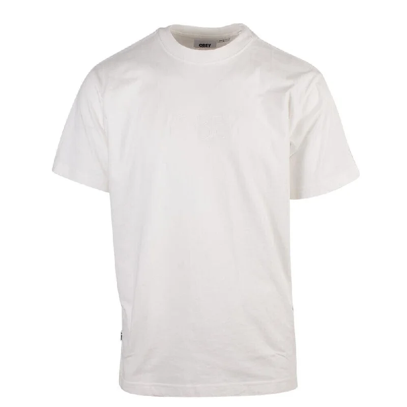 OBEY Men's White Gilmore Pigment S/S T-Shirt