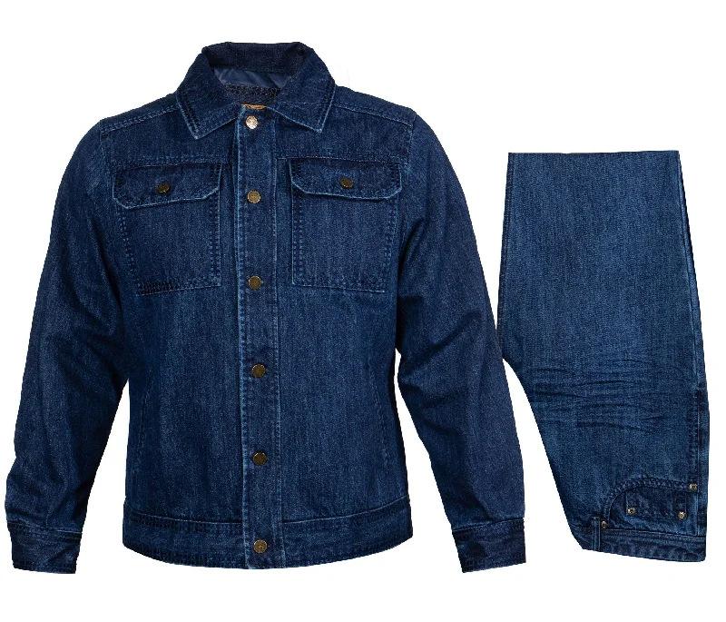 Prestige Indigo Vintage Denim Jacket + Pants Set