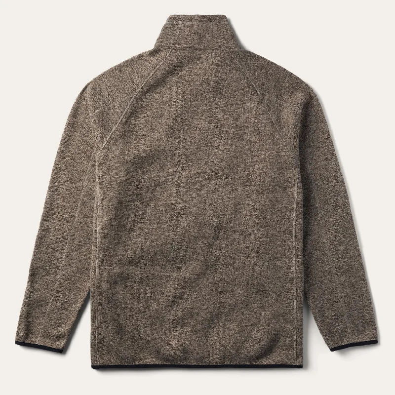 Tan Bonded Knit Sweater