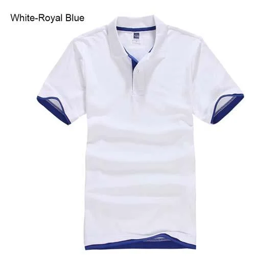 white Royal blue / L