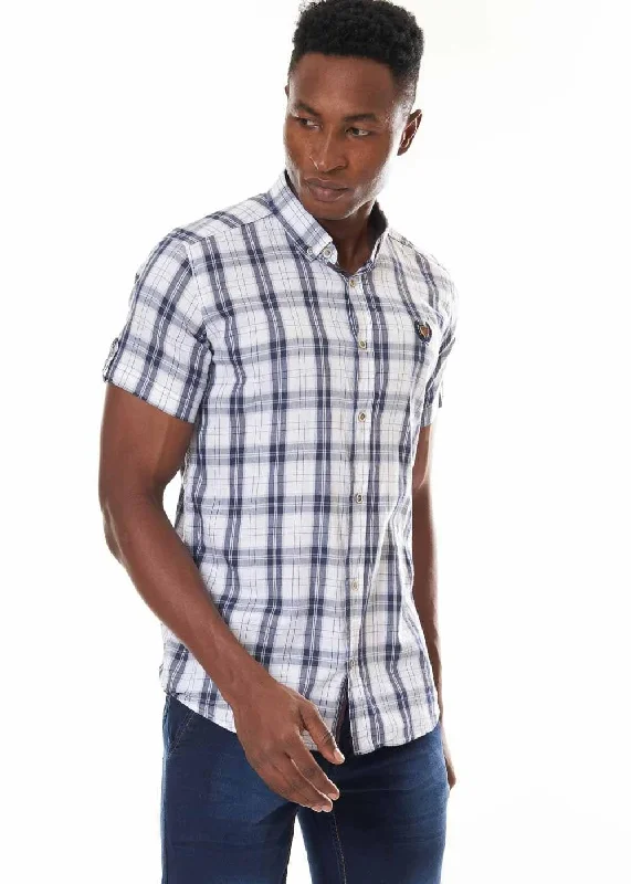 COTT CHECKERD MEN'S SHIRT