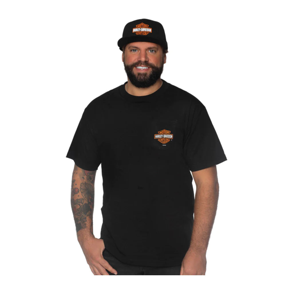 HD BLACK BAR & SHIELD ADULT TEE 40290919