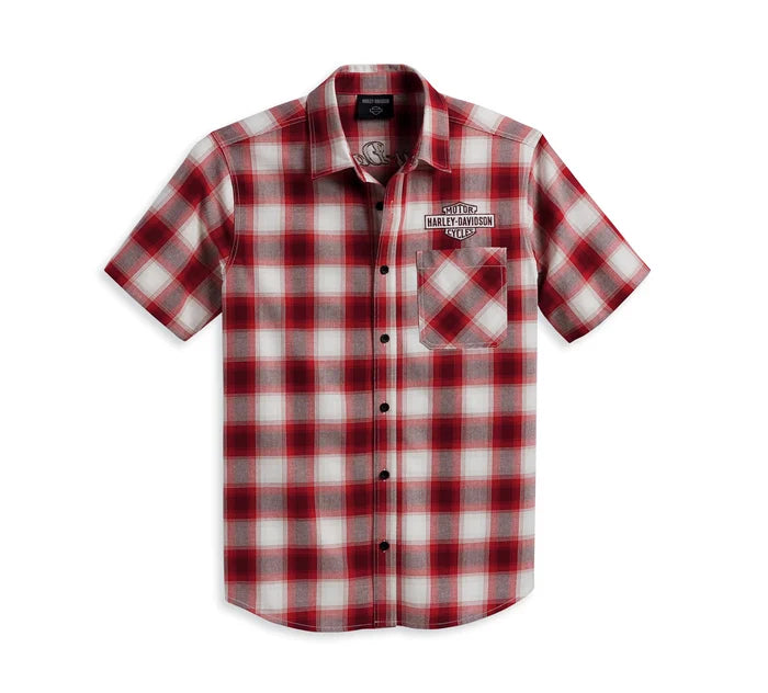 Men's Balsam Shirt, Red Plaid : 96385-23VM