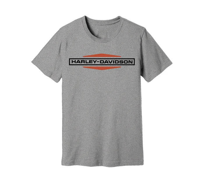 Men's Stacked Logo Tee - Medium Heather Grey - 99128-22VM