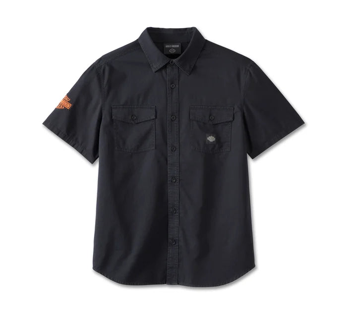 Men's Whiplash Shirt - Black Beauty - 96853-23VM