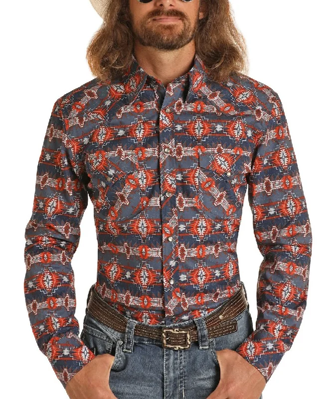 Rock & Roll Men's Dale Brisby Aztec Shirt