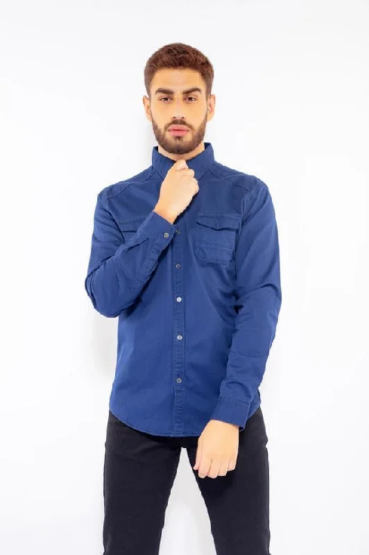 SENADOR CHEST DOUBLE POCKET IN NAVY BLUE