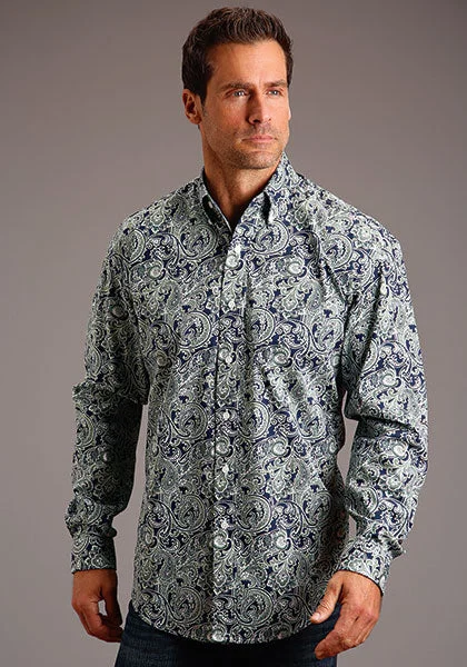 Stetson Men's Greenspring Paisley Shirt