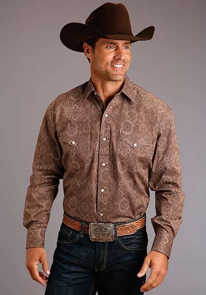 Stetson Men's Medallion Paisley Shirt