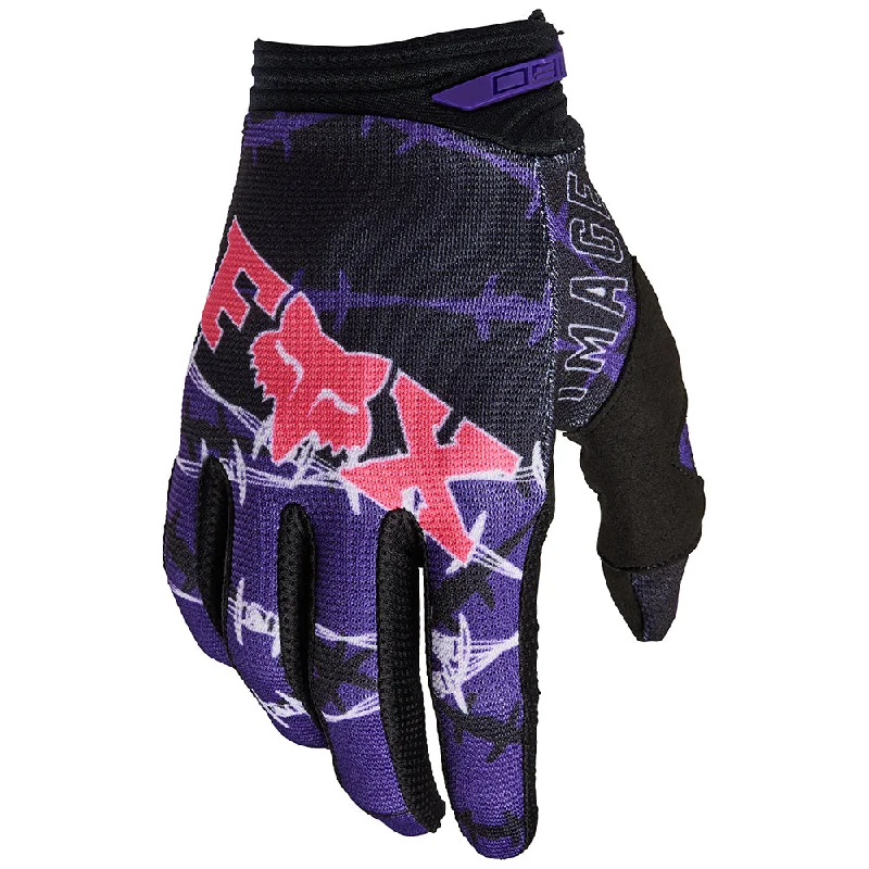 FOX 180 BARBED WIRE SE GLOVES [PURPLE]