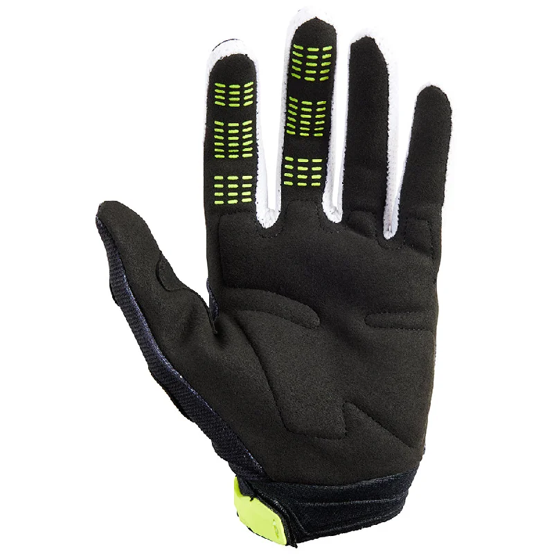 FOX 180 YOUTH GLOVES MORPHIC [BLACK/YELLOW]